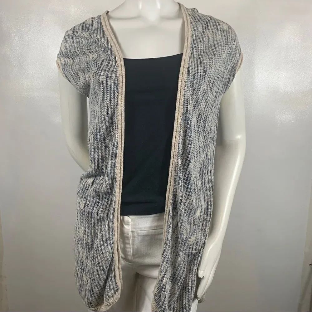 Knox Rose Open Sweater Vest Long Size:XS